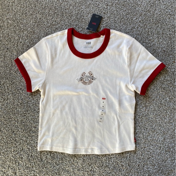 Levi’s Graphic Mini Ringer Tee - Picture 4 of 12